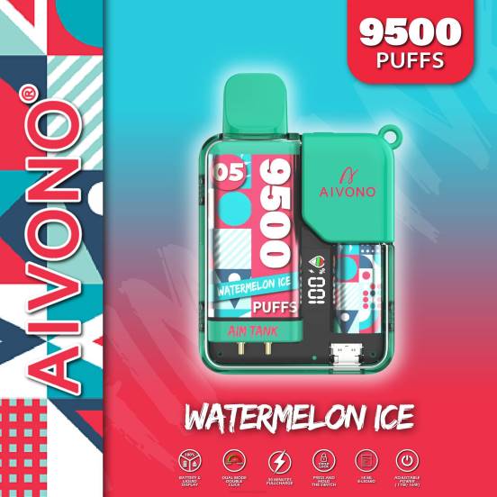 スイカ氷 Aivono AIM TANK 9500 082237 | Aivono Vape Japan